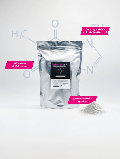 Koffeinpulver – 100% reines Koffein